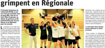 Article Le Progrès du 29 avril 2019, pages locales La Fouillouse