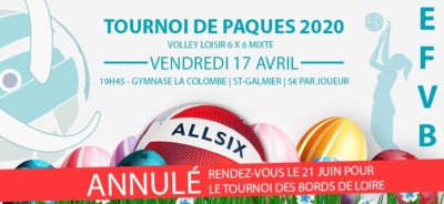 Tournoi de Pâques 2020 de volley ball