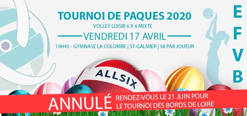 Tournoi de Pâques 2020 de volley ball