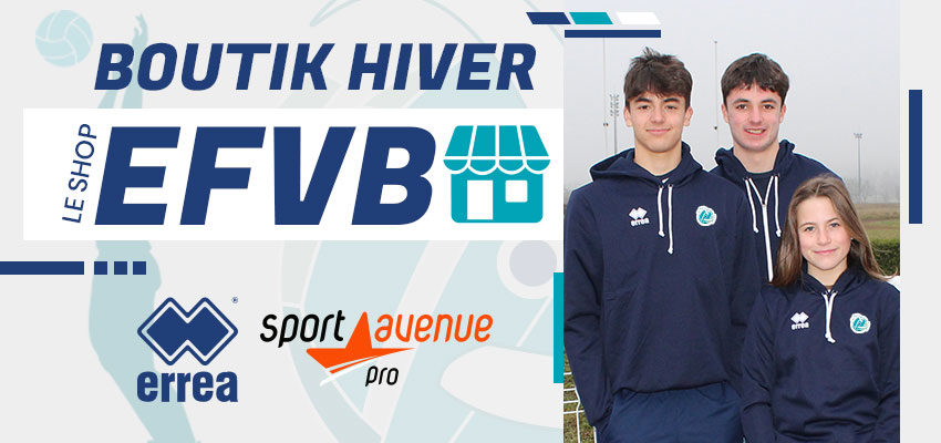 Nouvelle e-boutique hiver EFVB en ligne !