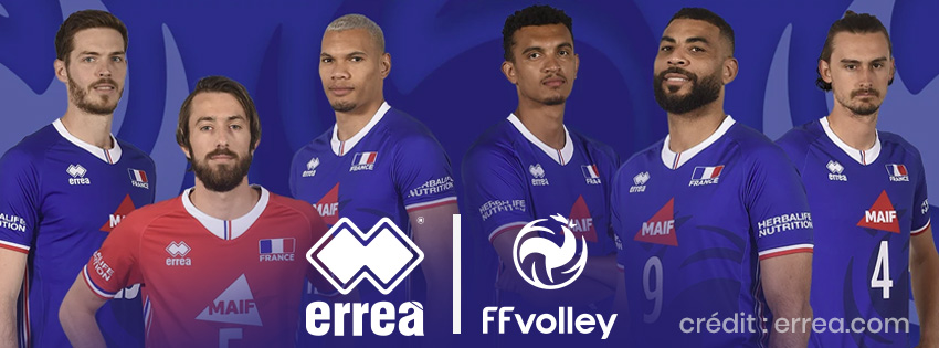 Errea équipementier officiel de FFVB